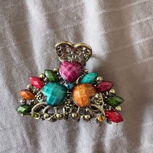 Colorful Heart Hair Clip